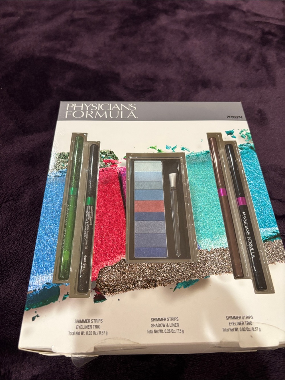 Physicians Formula Shimmer Eye Set in Blue, Teal, Green, Red